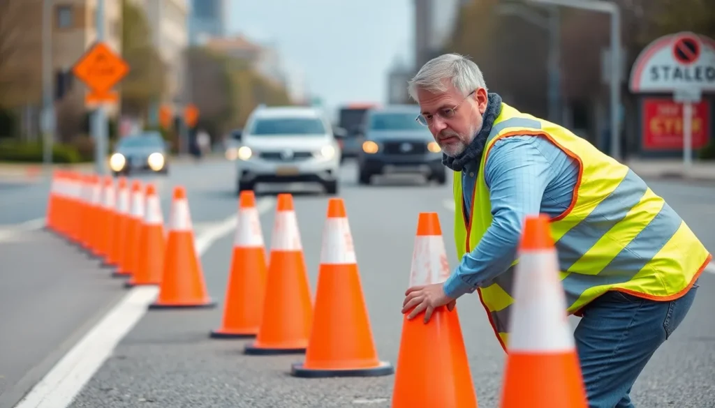 road safety cones