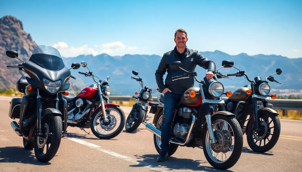 all types of motorcycles